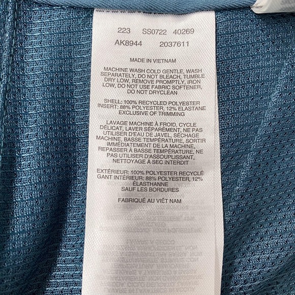 NWT Columbia Pants Womens 8 Blue Convertible Hiking Cargo UPF 40+ Stretch Trail - Picture 12 of 16